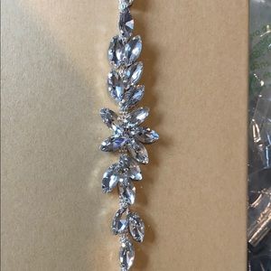 Ada James bridal belt rhinestone and ivory